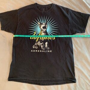Band T-Shirt VTG 90s Deftones Adrenaline Tour Black T-Shirt Sz XL vintage fading